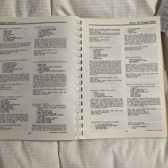 The Panhellenic Cookbook MEATS 1968 VINTAGE Spiral 2000+ Recipes - Picture 7 of 9